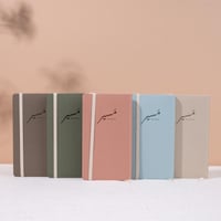 دفتر جلدي صغير - بني