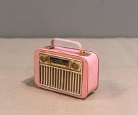 ديكور راديو قديم حديد/الصغير