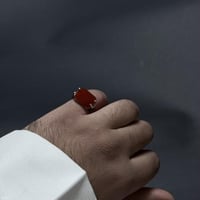 خاتم ملكي عقيق