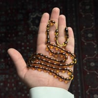 مسباح فاتوران عسلي شفاف