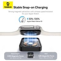 بيسوس ماج برو شاحن لاسلكي مغناطيسي لساعة ابل