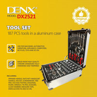 شنطة ادوات ومعدات متكاملة بـ187 قطعة مناسبة للتصلي...