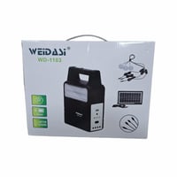 منظومة طاقة شمسية 3 لمبات م/W D-1103 ماركة ويداسي