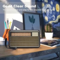 راديو DENX DX2436 بالطاقة الشمسية مع بلوتوث ومصباح...