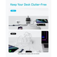 انكر - منصة شحن بقوة 112 واط ثلاث منافذ يو اس بي و...