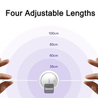 بيسوس كيبل سحاب تايب سي الى تايب سي 100 واط 1 متر