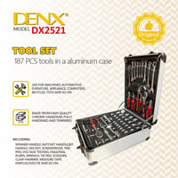 شنطة ادوات ومعدات متكاملة بـ187 قطعة مناسبة للتصلي...