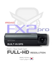 IROAD FX2 Pro داش كام - أمامية خلفية بدقة Full HD