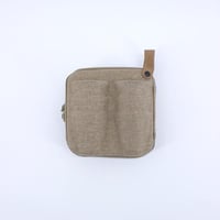 جراب استكانه مقوى 6 صفين خشبي فارغة