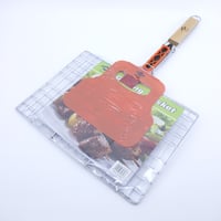 شبك شوي ستيل مع مهفه و فرشاة