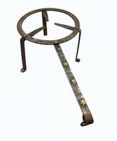 كرسي نار يدوي منقوش قطر 26سم