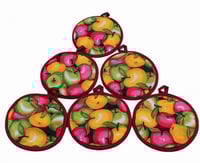 بيز مدور 6 حبات ملون