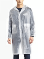 سترة مطر شفاف 76*120