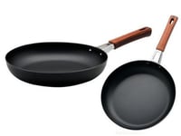 قلايه ياباني حديد يد خشب 20سم