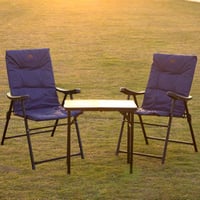 بكج كرسيين كحلي وطاوله (بكج الفخامه)