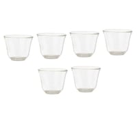 فنجان عربي زجاج 6 حبات 9177