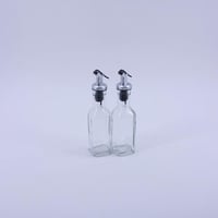 قارورة زيت زجاج طقم