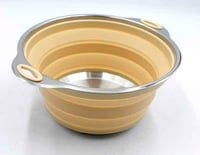 وعاء سيليكون سفط ستيل