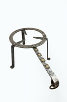 كرسي نار يدوي منقوش قطر 22سم