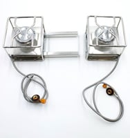 موقد الزلزال نيكل مزدوج ثنين لي