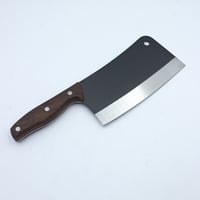 ساطور يد خشب اسود 7.5