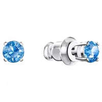 سلسال وحلق بكرستال ازرق متحرك سوارفسكي