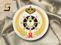 شعار القوات البحرية ربر مقاس 75X75 mm