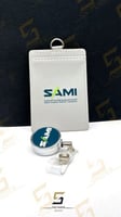 محفظة بطاقة ( SAMI ) الصناعات العسكرية لون رصاصي م...