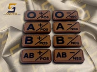 فصيلة دم لون بني مقاس 25X50 mm