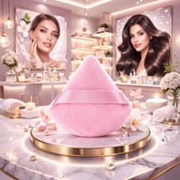 إسفنجة بودرة مثلثة الشكل من تول هاوس، إسفنجة مكياج...