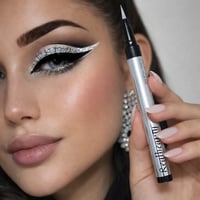 اي لاينر لمعة لون فضي من ريال بيوتي