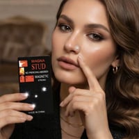 زمام مغناطيس اقراط مغناطيسية للانف من الكريستال، م...