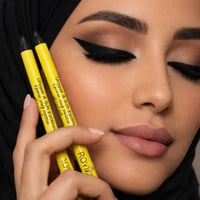 كحل اسود طبي من ريال بيوتي قلم تحديد عيون مقاوم لل...