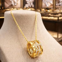 سلسال نسائي ناعم لون ذهبي عقد أنيق و ناعم سلسلة رف...