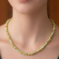 سلسال خرز ناعم ستحصل على قطعة من قلادات الرقبة مع...