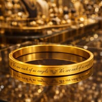 اسوارة نسائية لون ذهبي