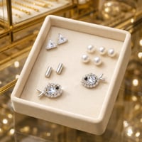 حلق نسائي نواعم لون فضي حلق أنيق و ناعم اقراط رفيع...