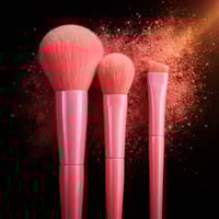 طقم فرش مكياج فرش مكياج احترافية من مكونات صناعية...