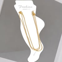 خلخال لون ذهبي خلخال أنيق و ناعم خلخال رفيع مصنوع...