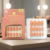 اظافر بغراء ذاتي أظافر فرنسية تثبت بالضغط - 24 قطع...