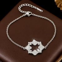 اسوارة نسائية ناعمة سوار أنيق و ناعم مرصع بحبات ال...