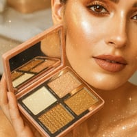 باليت اضاءة من ريال بيوتي يدوم طويلاً، ناعم كالحري...