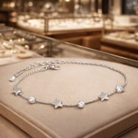 اسوارة نسائي ناعم سوار أنيق و ناعم مرصع بحبات الزر...