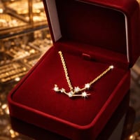 سلسال نسائي ناعم لون ذهبي عقد أنيق و ناعم سلسلة رف...