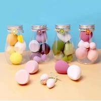 علبة بيوتي بلندر 6 قطع في العلبة لون عشوائي مجموعة...