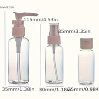 5 علب متعددة الاستعمال زجاجات مستحضرات التجميل الب...