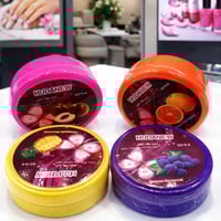 اربع علب مزيل مناكير وسادات إزالة طبيعية: يمكن لمن...