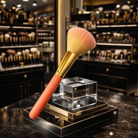 فرشة مكياج ناعمة فرشاة بودرة الخدود أفضل أداء مع ا...