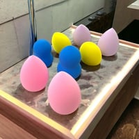 6 قطع بيوتي بلندر مجموعة اسفنجات مزج المكياج الجاف...