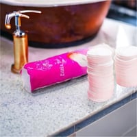 اقراص قطنية لتنظيف البشرة وسادات مكياج قطنية نقية...